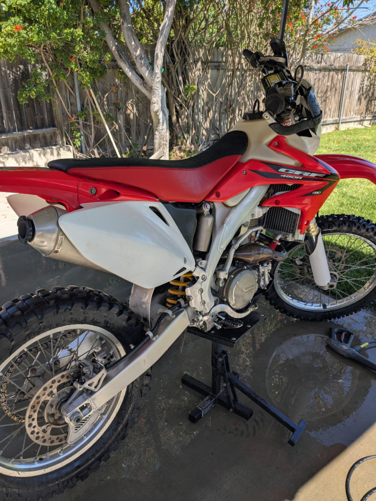 Honda crf450 rental bike